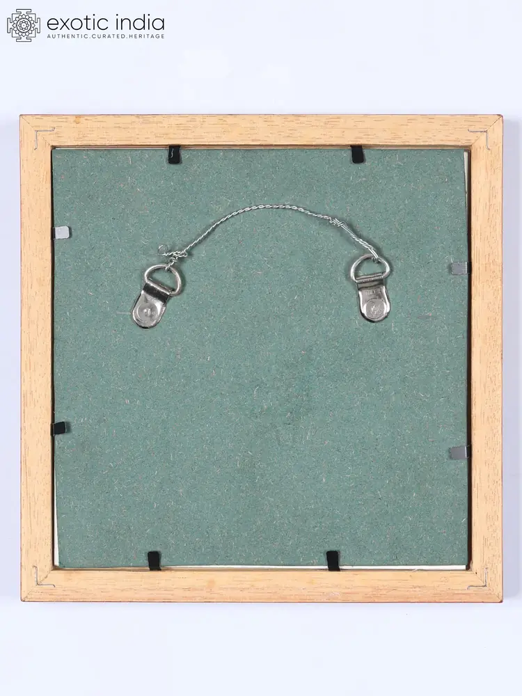 Back of the frame with the hanging wire