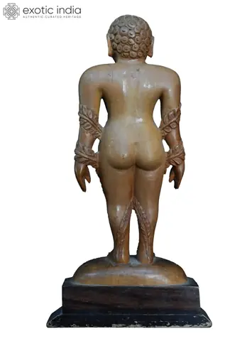 The back of the statue