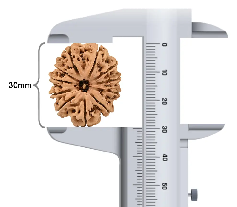 Bead beside a caliper reading 30 mm