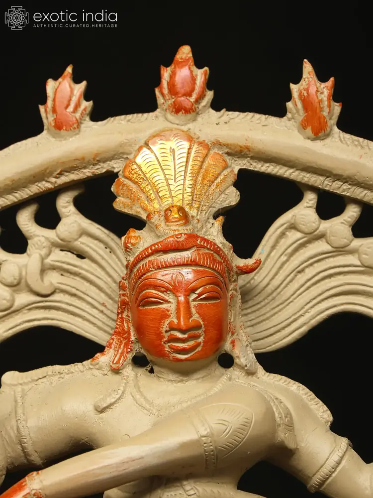Close view of the face and crown