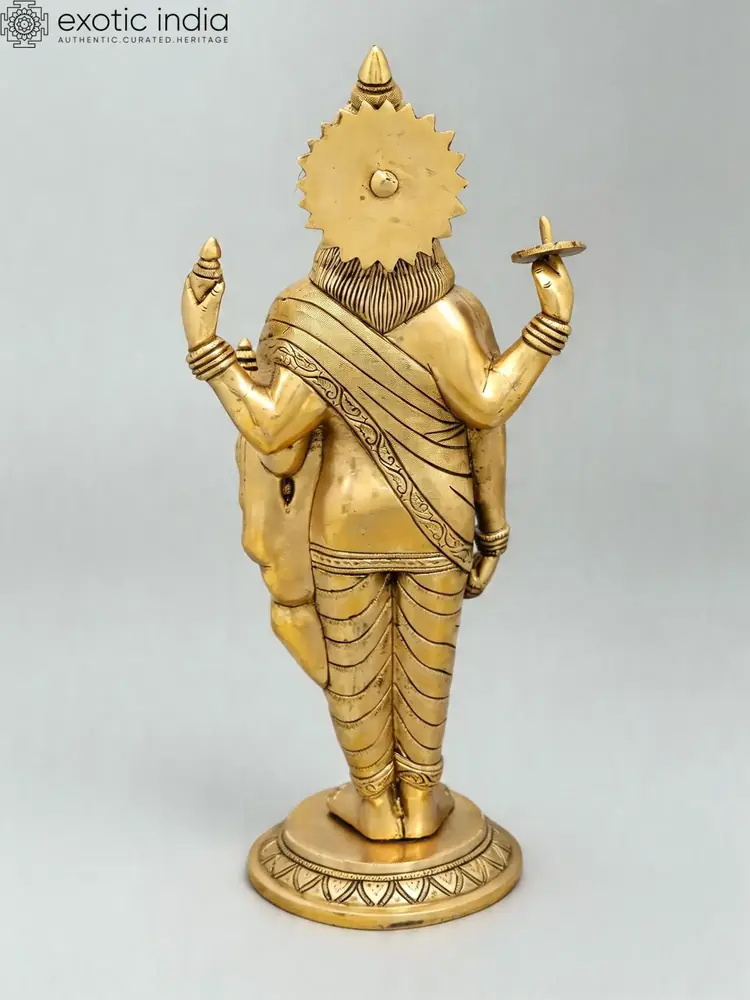 Back view with the halo disc