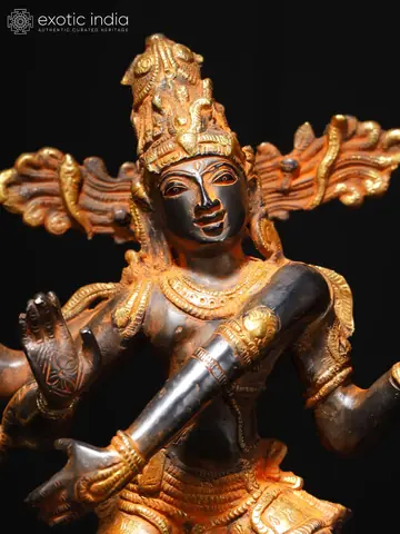 Close view of the face and crown