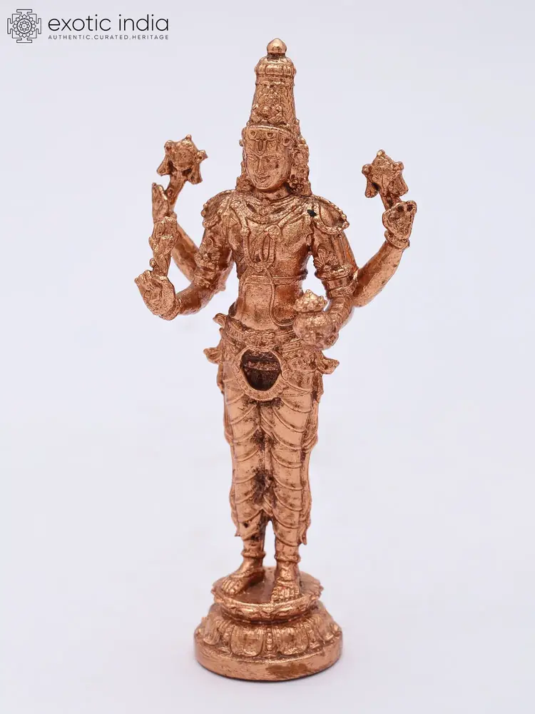 Side view of the standing figure