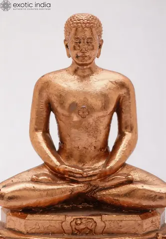 Close view of the seated figure
