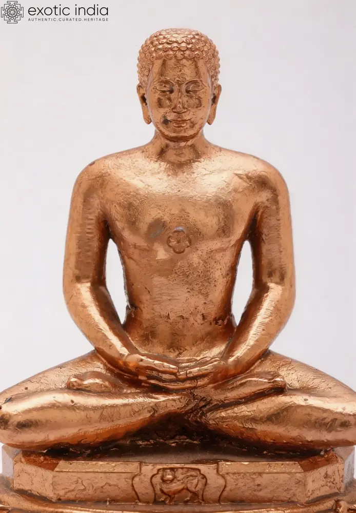 Close view of the seated figure