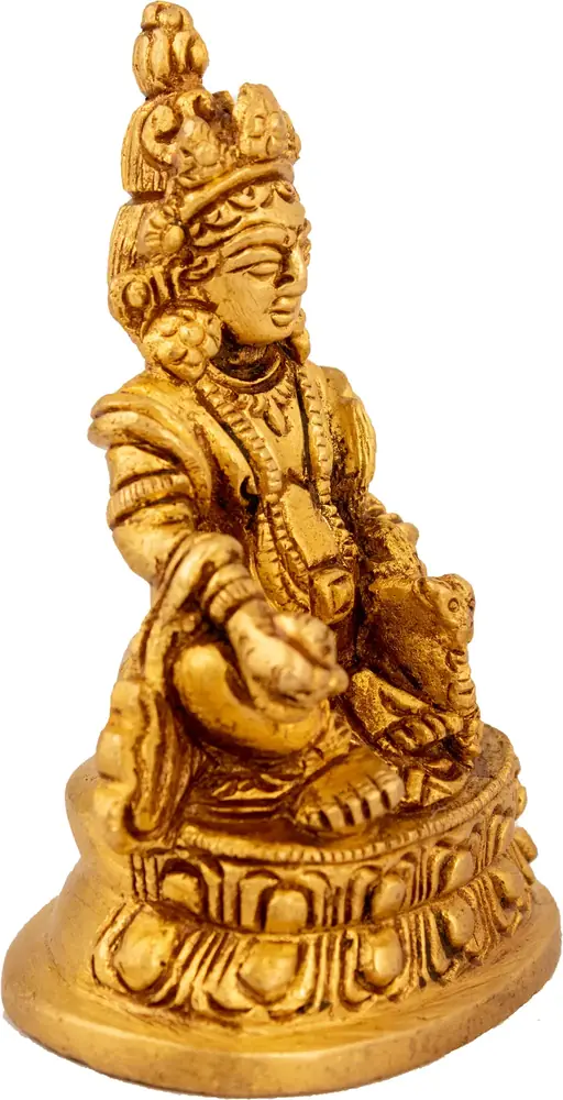 Side view of the seated figure