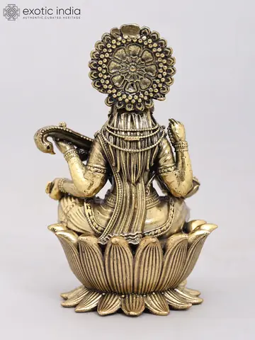 Back view showing the lotus base