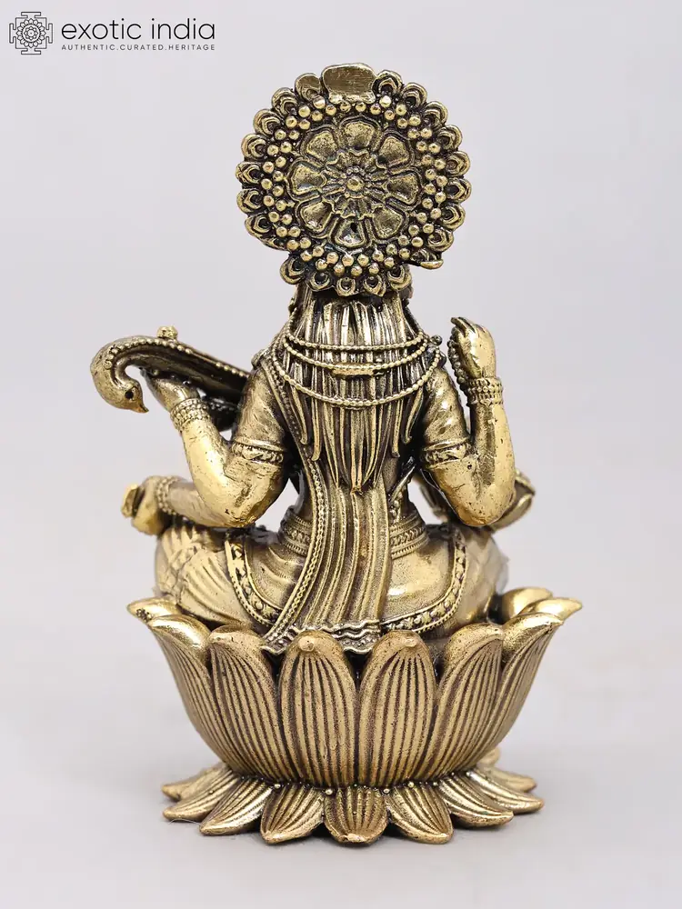Back view showing the lotus base