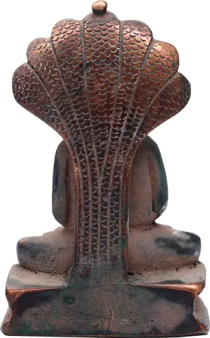 The back of the antique finish statue
