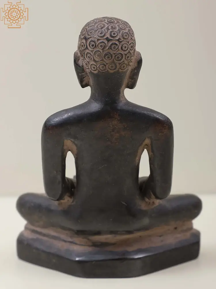 The back of the antique finish statue