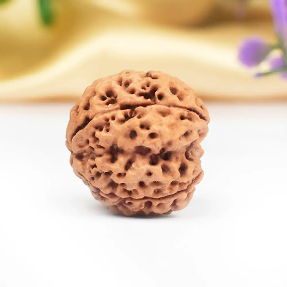 The bead turned to show its surface