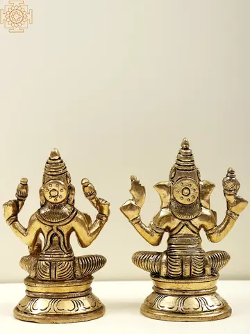 Back view of the two figures
