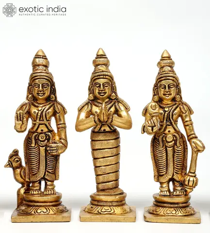 Another group of three figures