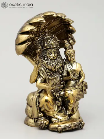 The idol from a three-quarter angle
