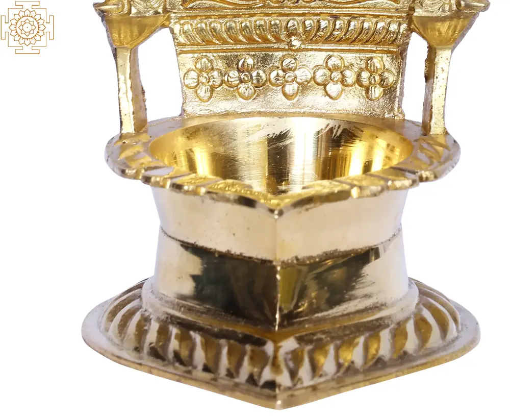 The lamp seen from above