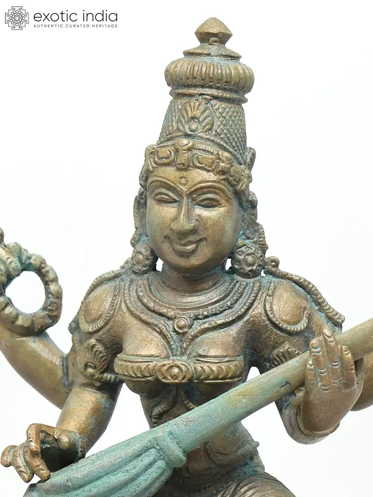 Close view of the face and crown