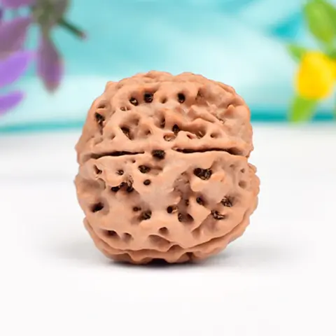 The bead turned to show its surface