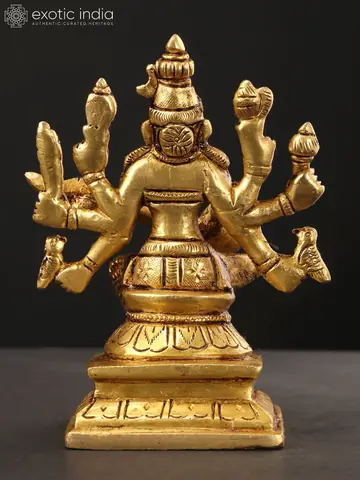 Back of the statue and base