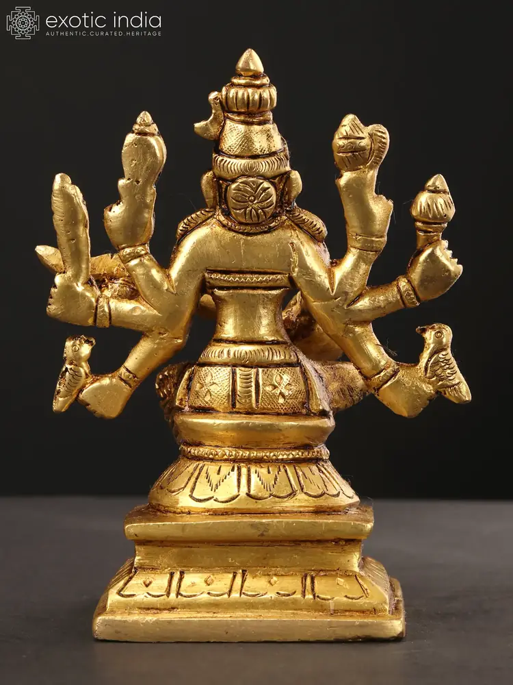 Back of the statue and base