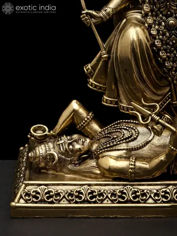 Close view of the base and reclining figure