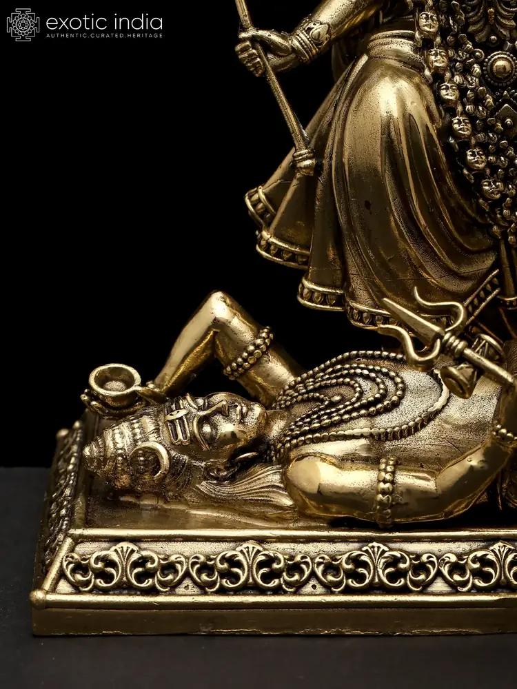 Close view of the base and reclining figure