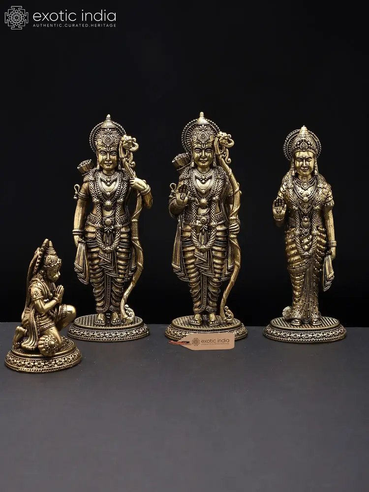 The four Ram Darbar figures together
