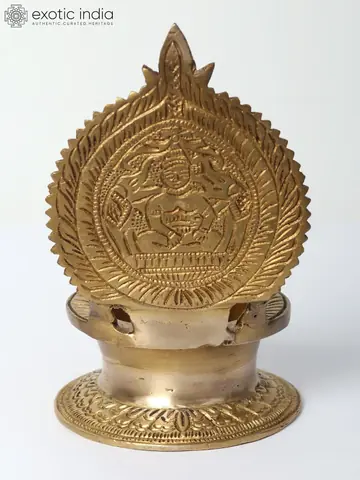 The back of the lamp