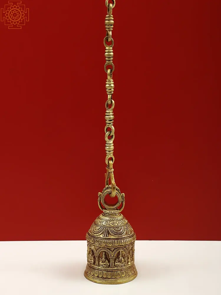The bell hanging from its long chain