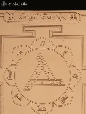 Close view of the triangle and lotus petal ring