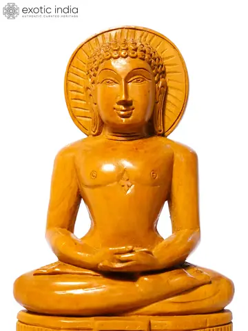 Close view of the face, halo and hands