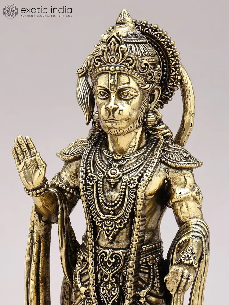 Close view of the face and raised hand
