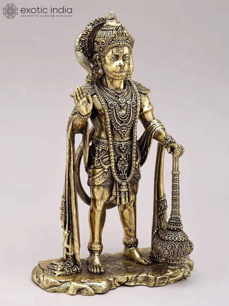 Hanuman from a slight angle