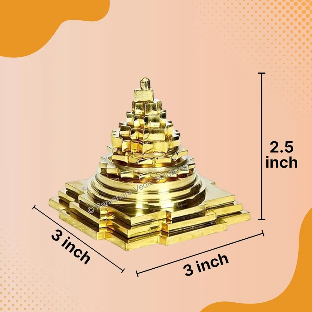 Graphic marking the size as 3 inch by 3 inch by 2.5 inch