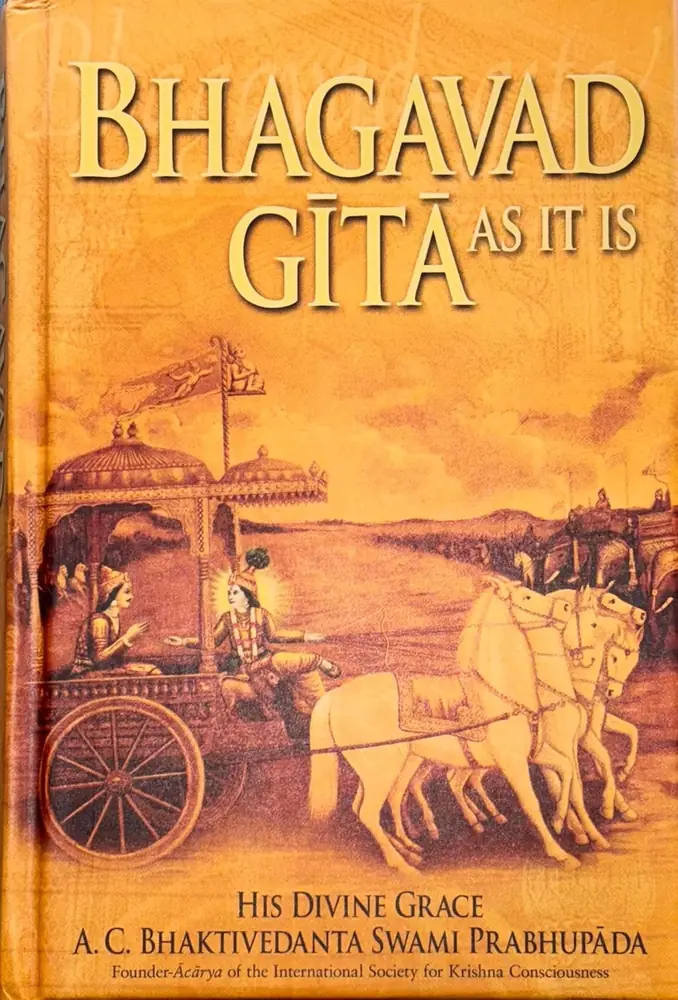 Front cover of Bhagavad Gita As It Is, hardcover