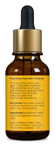 Back of the bottle showing the label text