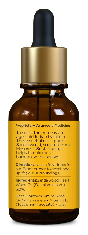Back of the bottle showing the label text