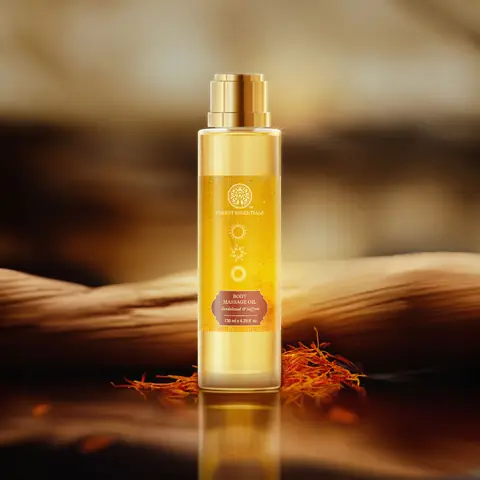 Bottle on a brown ground with saffron threads