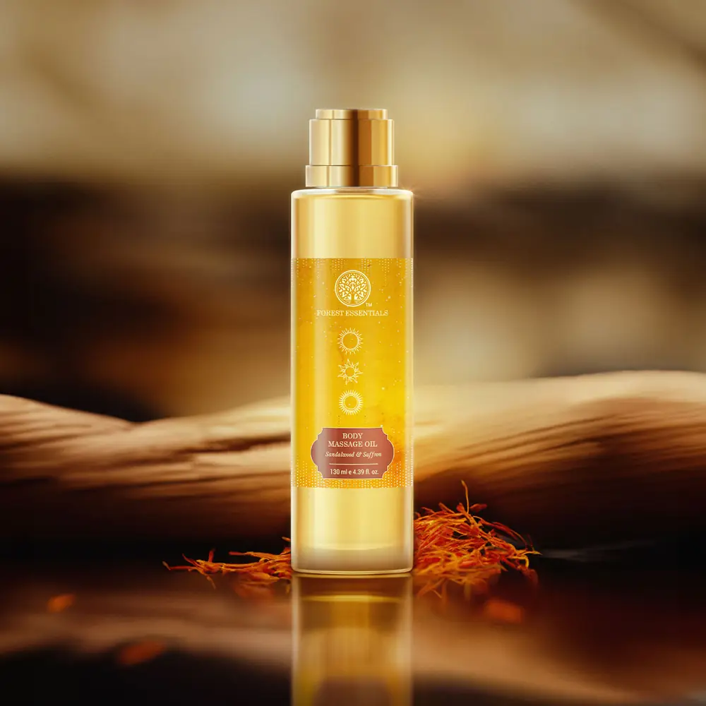 Bottle on a brown ground with saffron threads