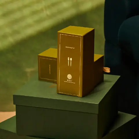 Gift box for the brass cutlery set