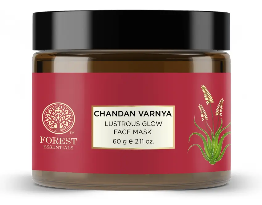 Chandan Varnya Lepa jar with a red label