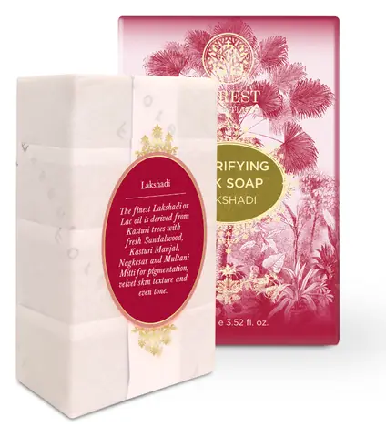 The box with the white soap bars beside it