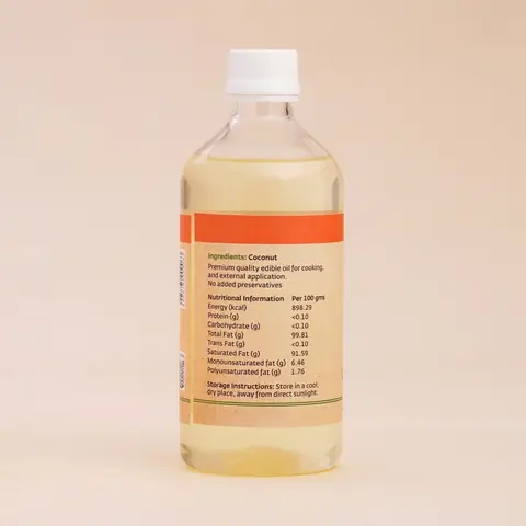 The back label of the bottle
