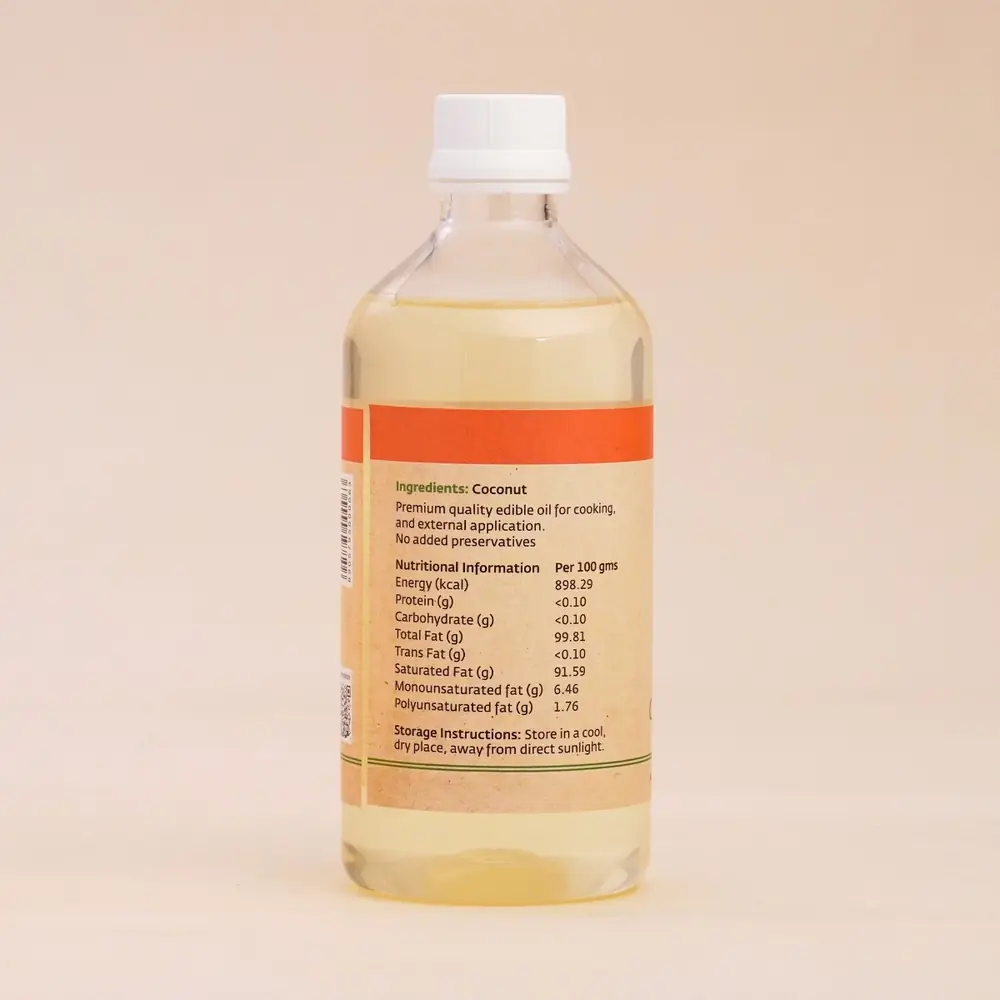 The back label of the bottle