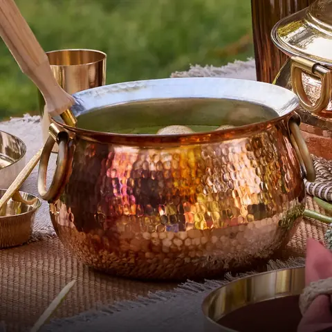 The handi in a styled outdoor scene