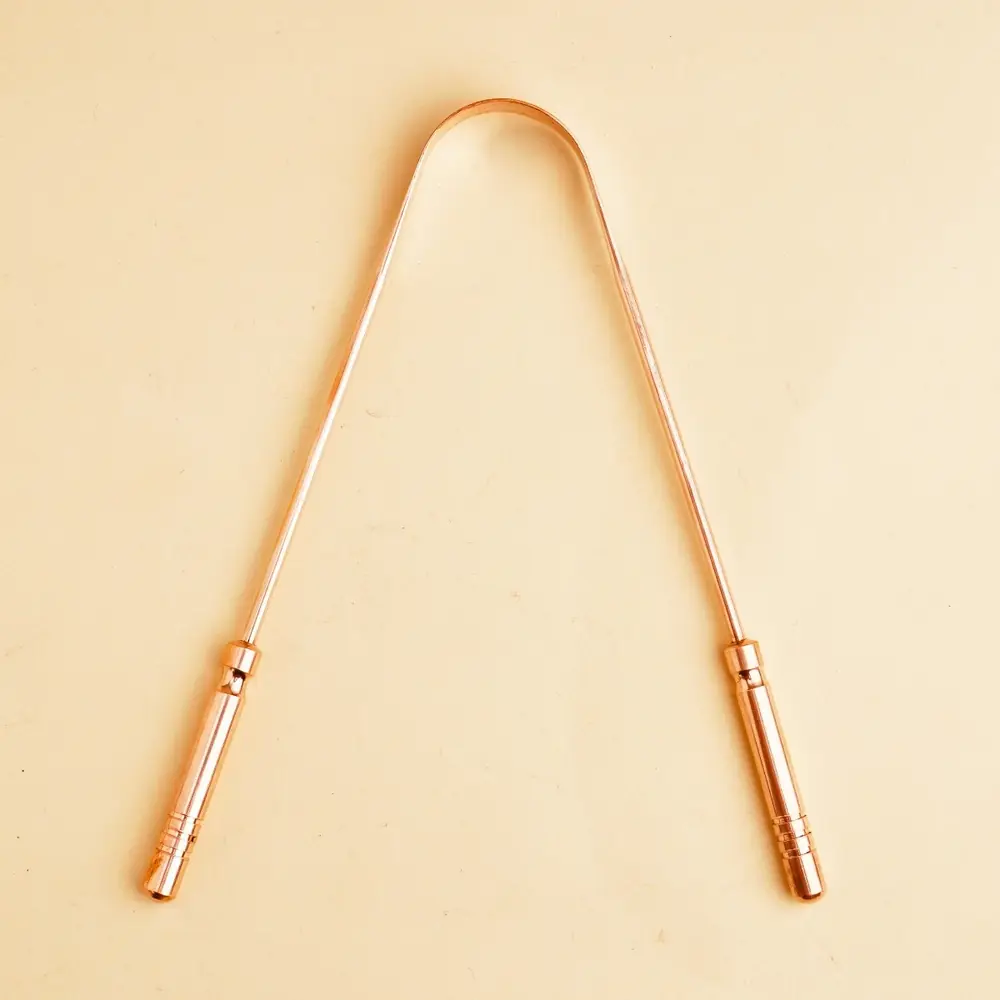 The scraper from the front showing its U shape