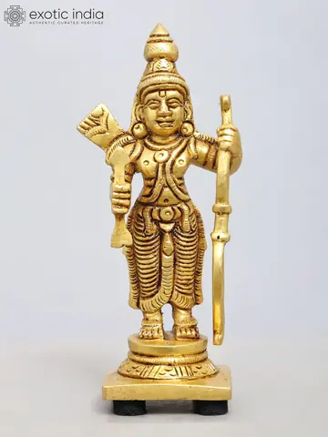A standing figure with a bow, from the set