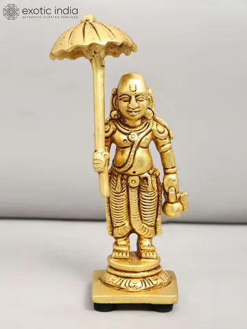 The avatar holding an umbrella