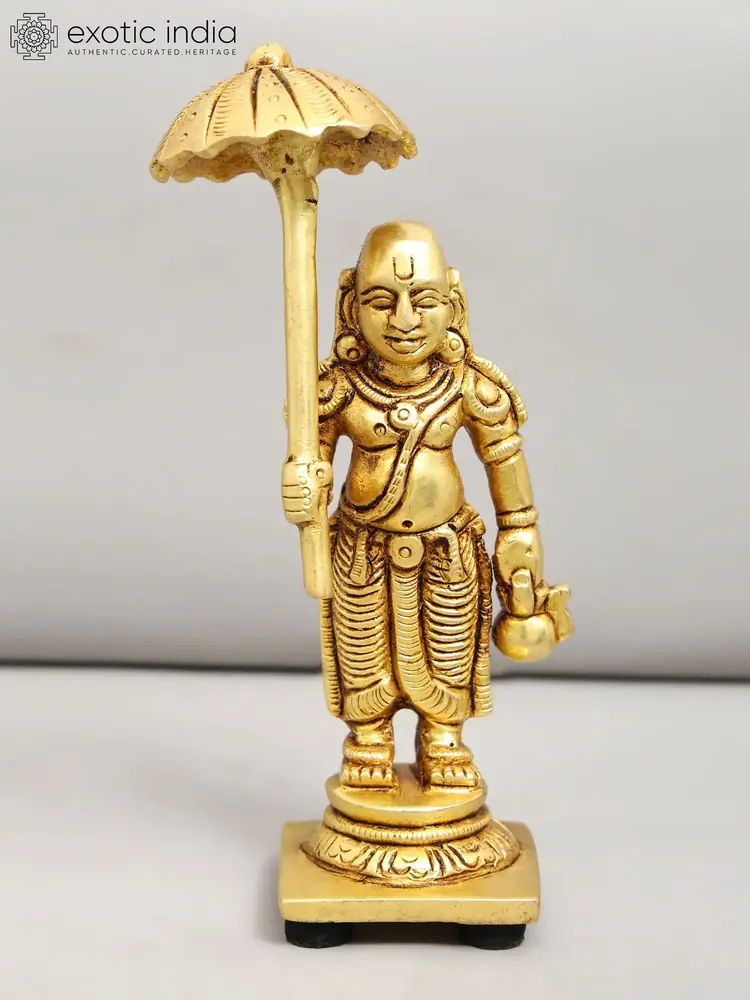The avatar holding an umbrella