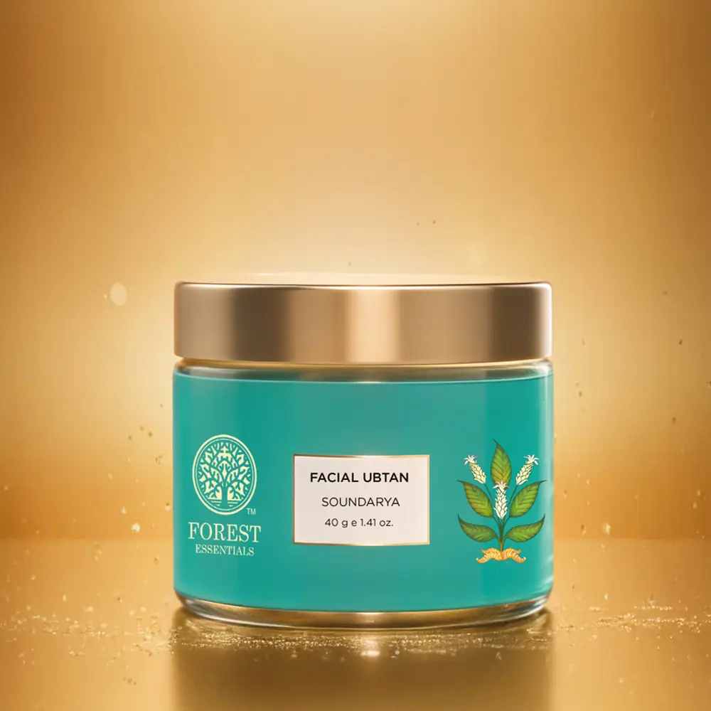The jar against a warm golden background