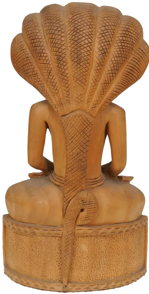 Back of the wood carving
